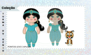 MATRIZES PARA BORDADO JASMINE PONTOS LEVES E APLIQUE