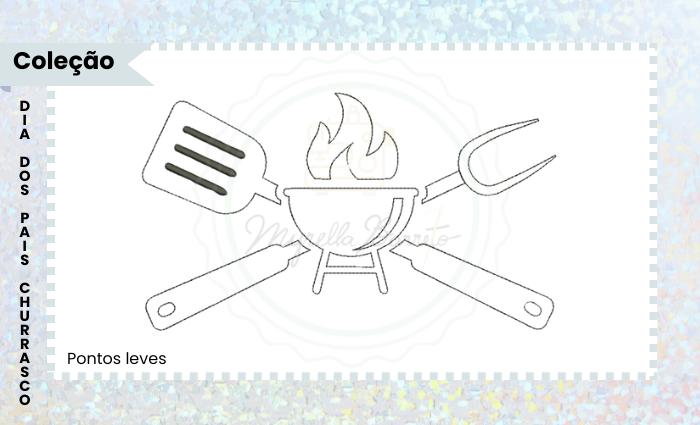 PROJETO PARA BORDADO DIA DOS PAIS CHURRASCO