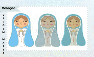 MATRIZES PARA BORDADO VIRGEM MARIA