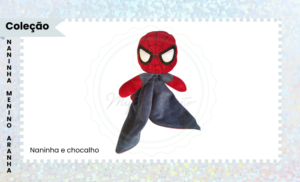 PROJETO PARA BORDADEIRA NANINHAS E CHOCALHO HERÓIS MENINO ARANHA