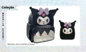 PROJETO MOCHILA LOVELY DOCE ENCANTO - KUROMI SEM VÍDEO AULA