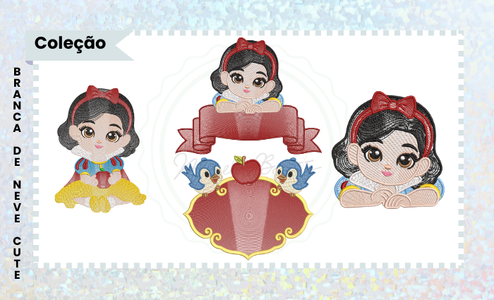 COLEÇÃO BRANCA DE NEVE CUTE – VERSÃO RIPPLED