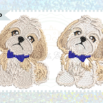 COLEÇÃO DE MATRIZ PARA BORDADO ELETRÔNICO SHIH TZU MACHO