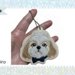 COLEÇÃO DE MATRIZ PARA BORDADO CHAVEIRO SHIH TZU MACHO