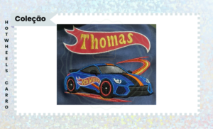 MATRIZ PARA BORDADO ELETRÔNICO EM APLIQUE – CARRO HOT WHEELS
